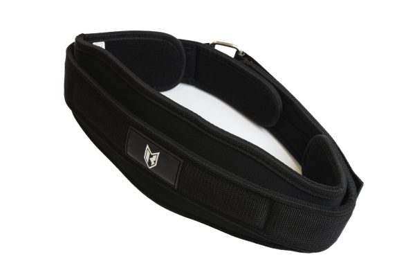 Black weightlifting back belt - Image 3