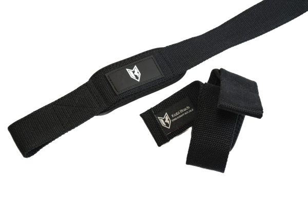 Black lifting straps for weightlifting - Image 4