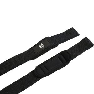 Black lifting straps for weightlifting