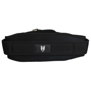 Black weightlifting back belt