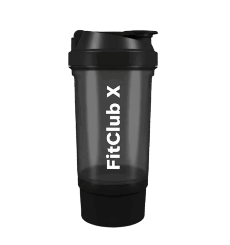 FitClub X "Just Lift" Shaker Bottle